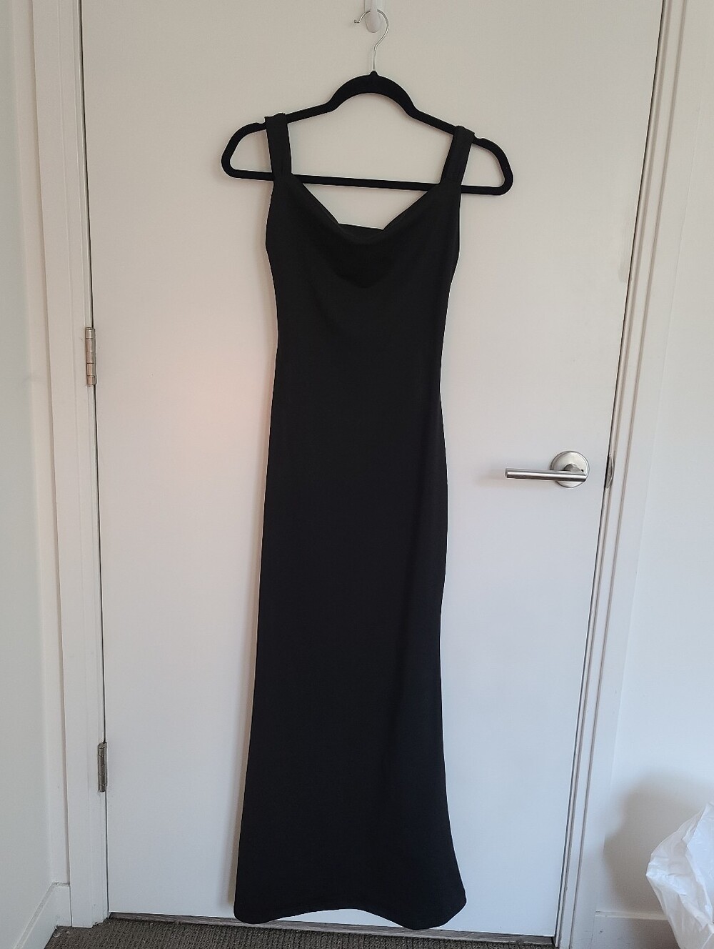 Backless Black Dress